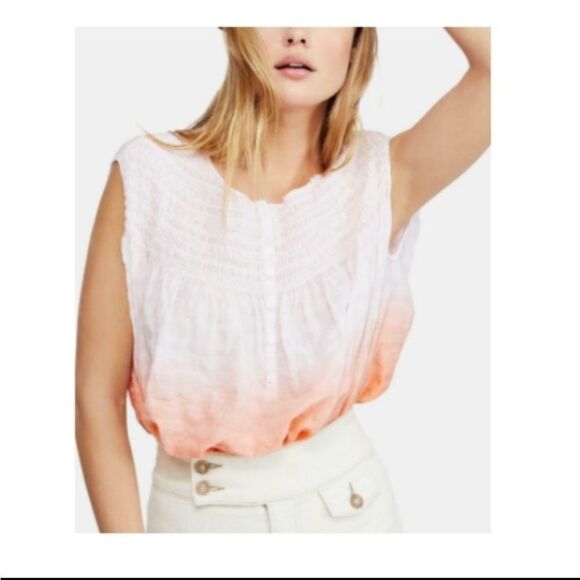 We the Free  Little Bit of Something Ombre Blouse size S - Picture 1 of 5